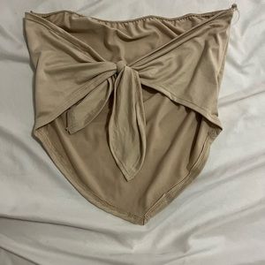 tube top backless shirt